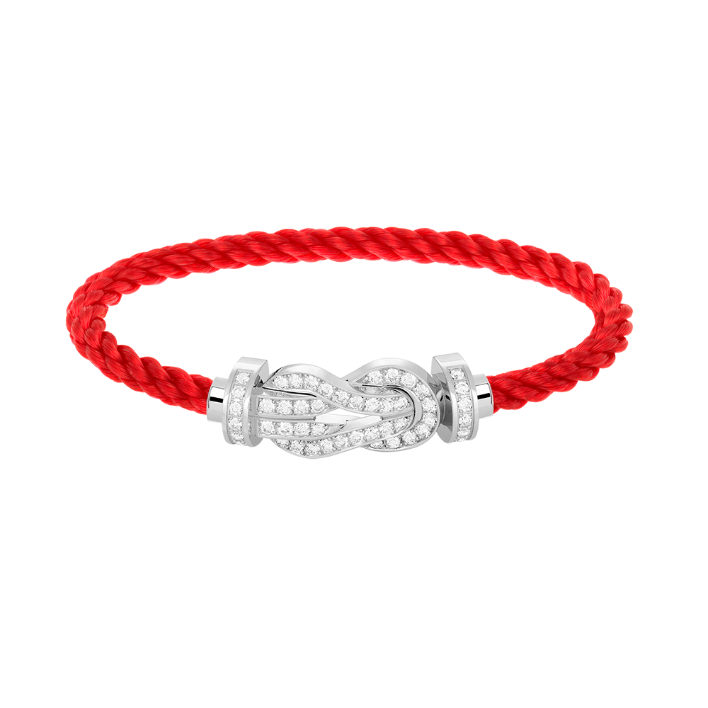 [Everoly JW]CHANCE GROßES 8-FACH-SCHNALLE VOLLDIAMANT-ARMBAND SILBER