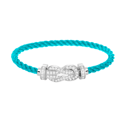 [Everoly JW]CHANCE GROßES 8-FACH-SCHNALLE VOLLDIAMANT-ARMBAND SILBER