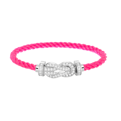 [Everoly JW]CHANCE GROßES 8-FACH-SCHNALLE VOLLDIAMANT-ARMBAND SILBER