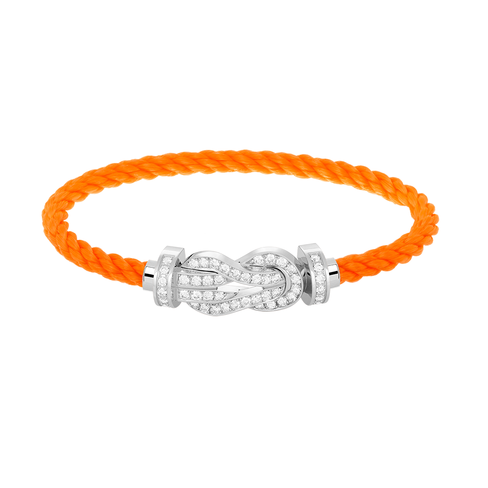 [Everoly JW]CHANCE GROßES 8-FACH-SCHNALLE VOLLDIAMANT-ARMBAND SILBER