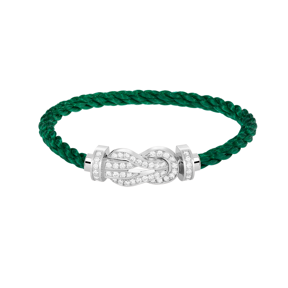 [Everoly JW]CHANCE GROßES 8-FACH-SCHNALLE VOLLDIAMANT-ARMBAND SILBER