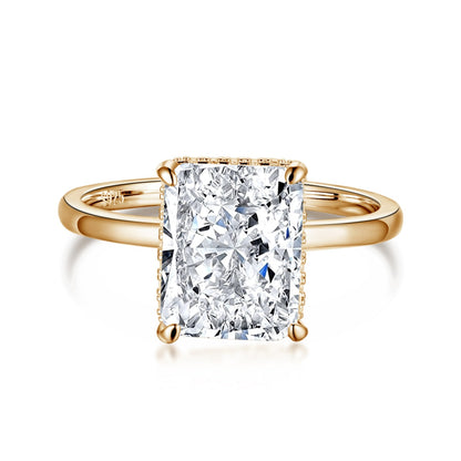 [Violet JW]4.0 Carat Ornate Enchanting Radiand Cut Banquet Ring