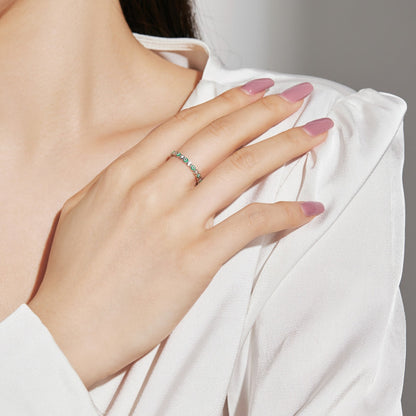 [Violet JW]Sparkling Vibrant Round Shape Daily Ring