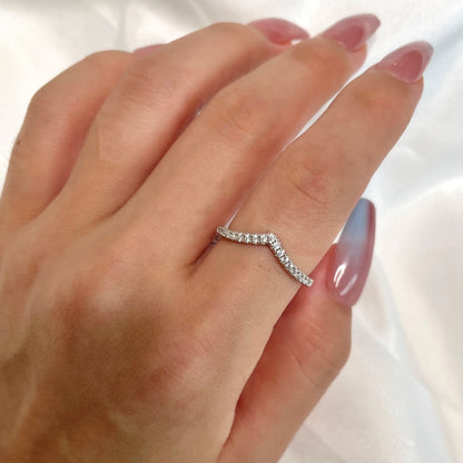 [Violet JW]Elaborate Tennis Band Ring