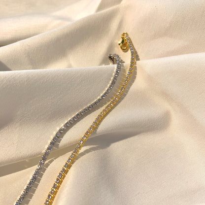 [Violet JW]Radiant Shinning Princess Cut Tennis Bracelet
