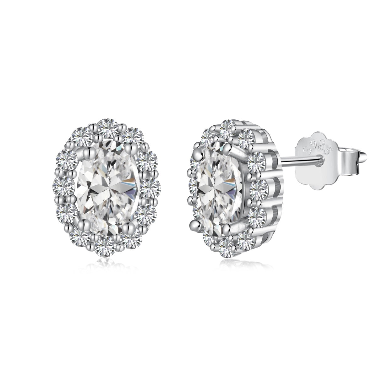[Violet JW]Delicate Unique Oval Cut Daily Earrings
