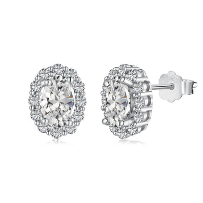 [Violet JW]Delicate Unique Oval Cut Daily Earrings