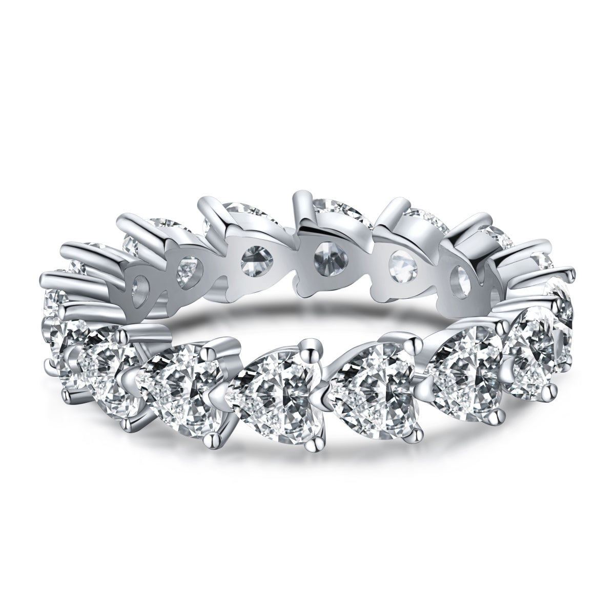 [Violet JW]0.25 Carat Radiant Romance Heart Cut Lover Ring