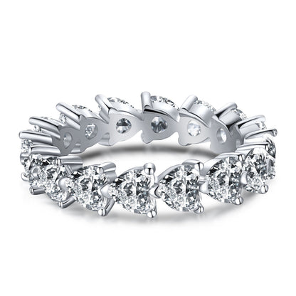 [Violet JW]0.25 Carat Radiant Romance Heart Cut Lover Ring