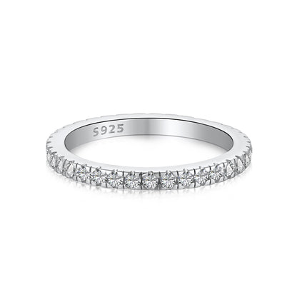 [Violet JW]Delicate Sparkling Round Cut Daily Ring