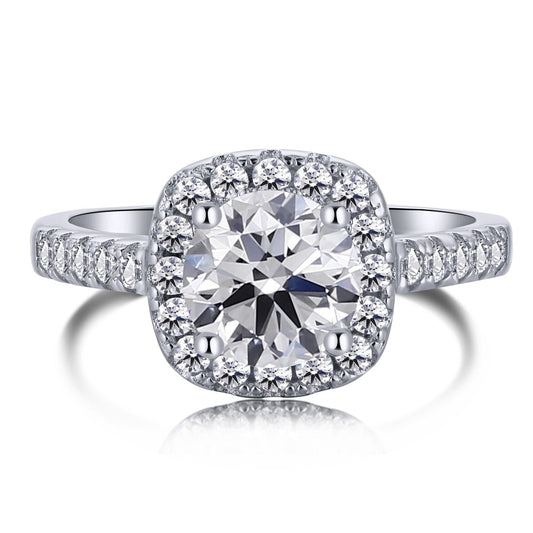 [Violet JW]Dazzling Resplendent Round Cut Wedding Ring