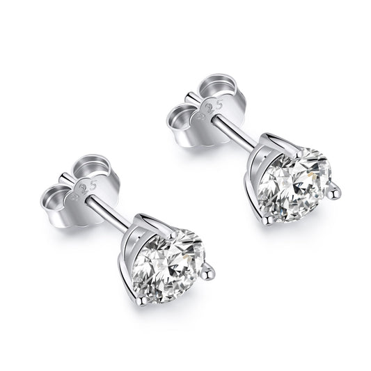 [Violet JW]Dainty Round Shape Earrings