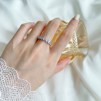 [Violet JW]0.25 Carat Radiant Romance Heart Cut Lover Ring
