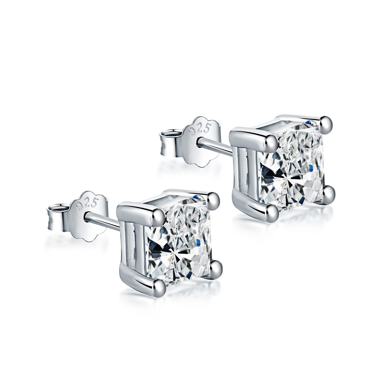 [Violet JW]Delicate Square Shape Earrings