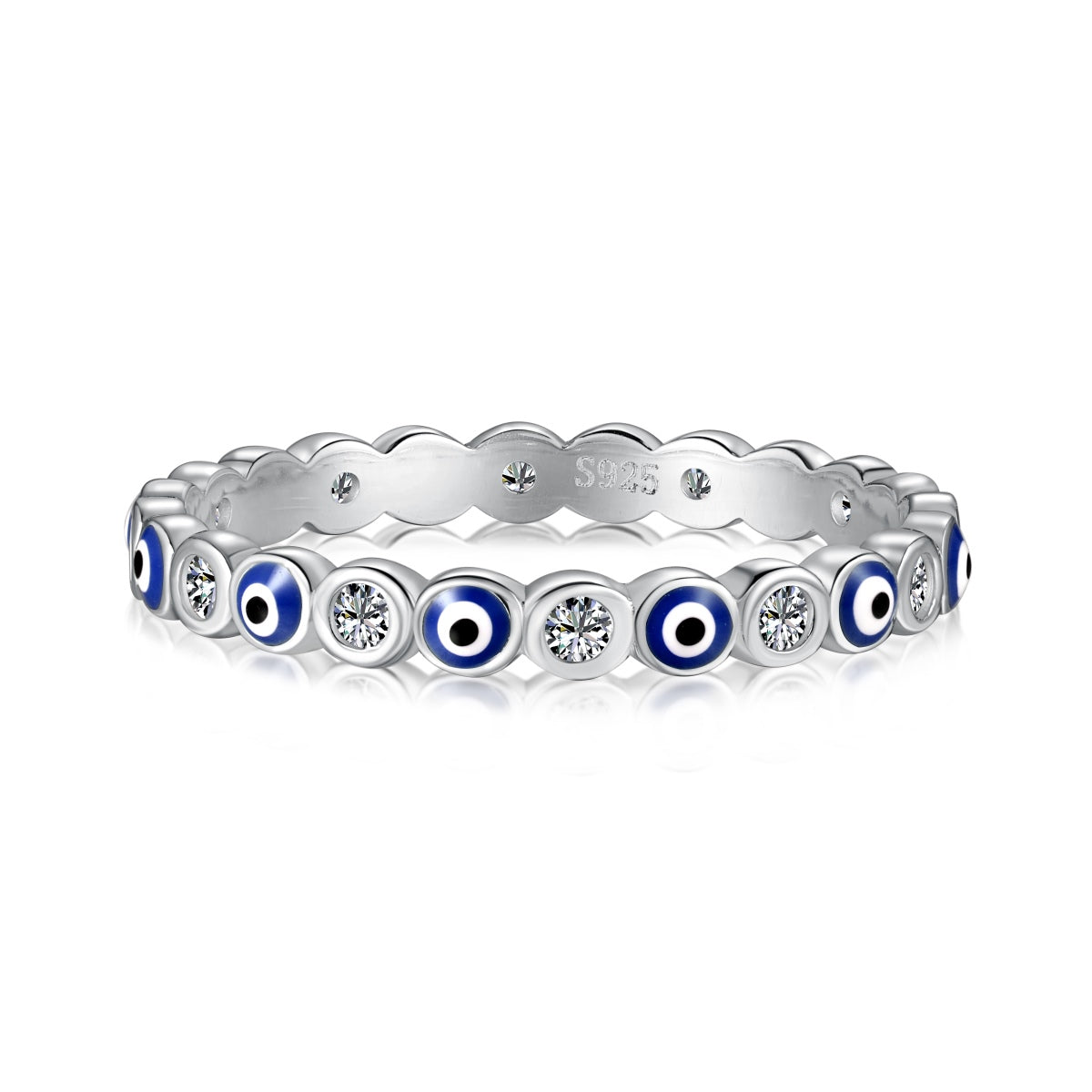 [Violet JW]Sparkling Vibrant Round Shape Daily Ring