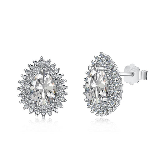 [Violet JW]Delicate Gorgeous Pear Cut Daily Earrings