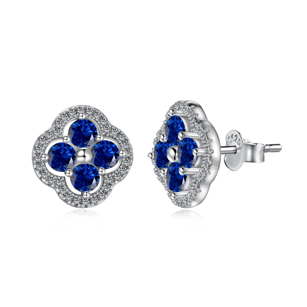 [Violet JW]Four-Leaf Clover Exquisite Earrings