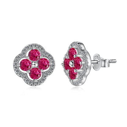 [Violet JW]Four-Leaf Clover Exquisite Earrings