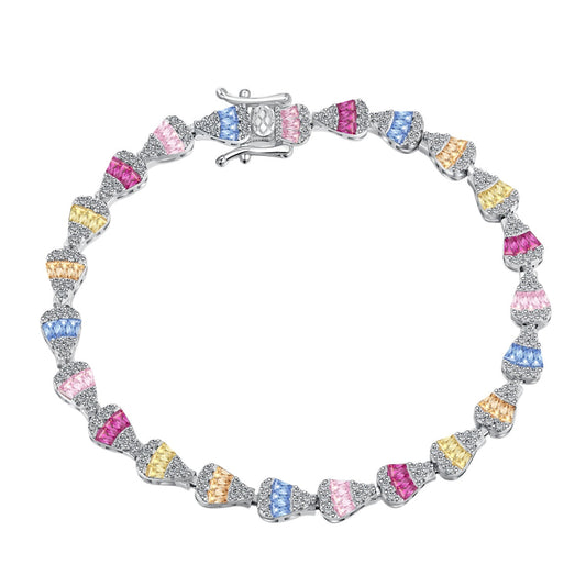 [Violet JW]Radiant Water Drop Shape Daily Bracelet