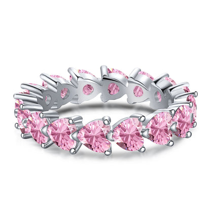 [Violet JW]0.25 Carat Radiant Romance Heart Cut Lover Ring