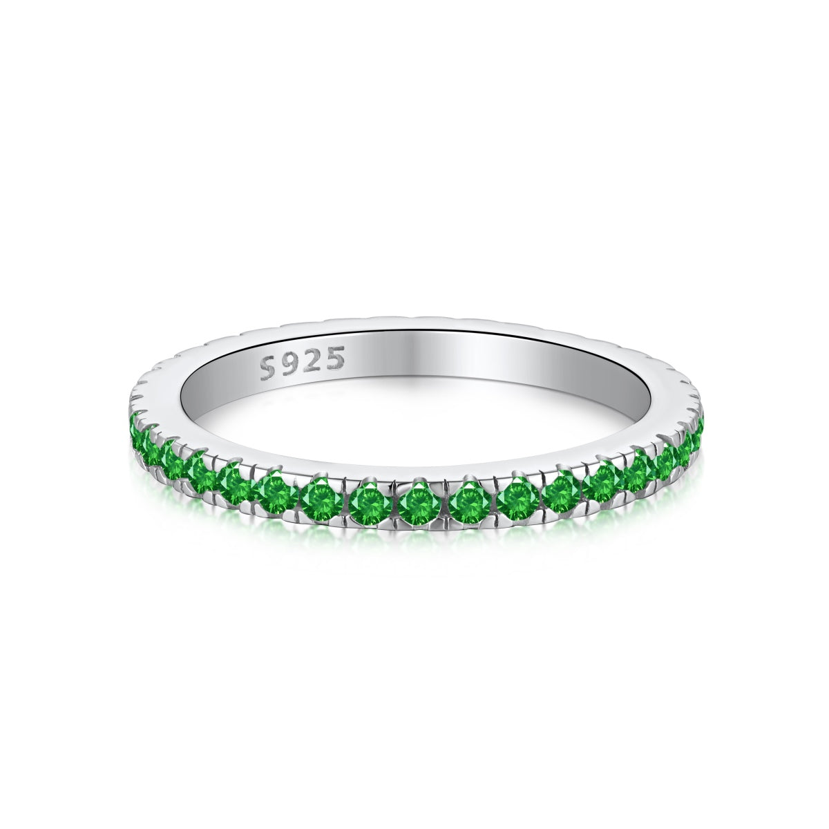[Violet JW]Delicate Sparkling Round Cut Daily Ring