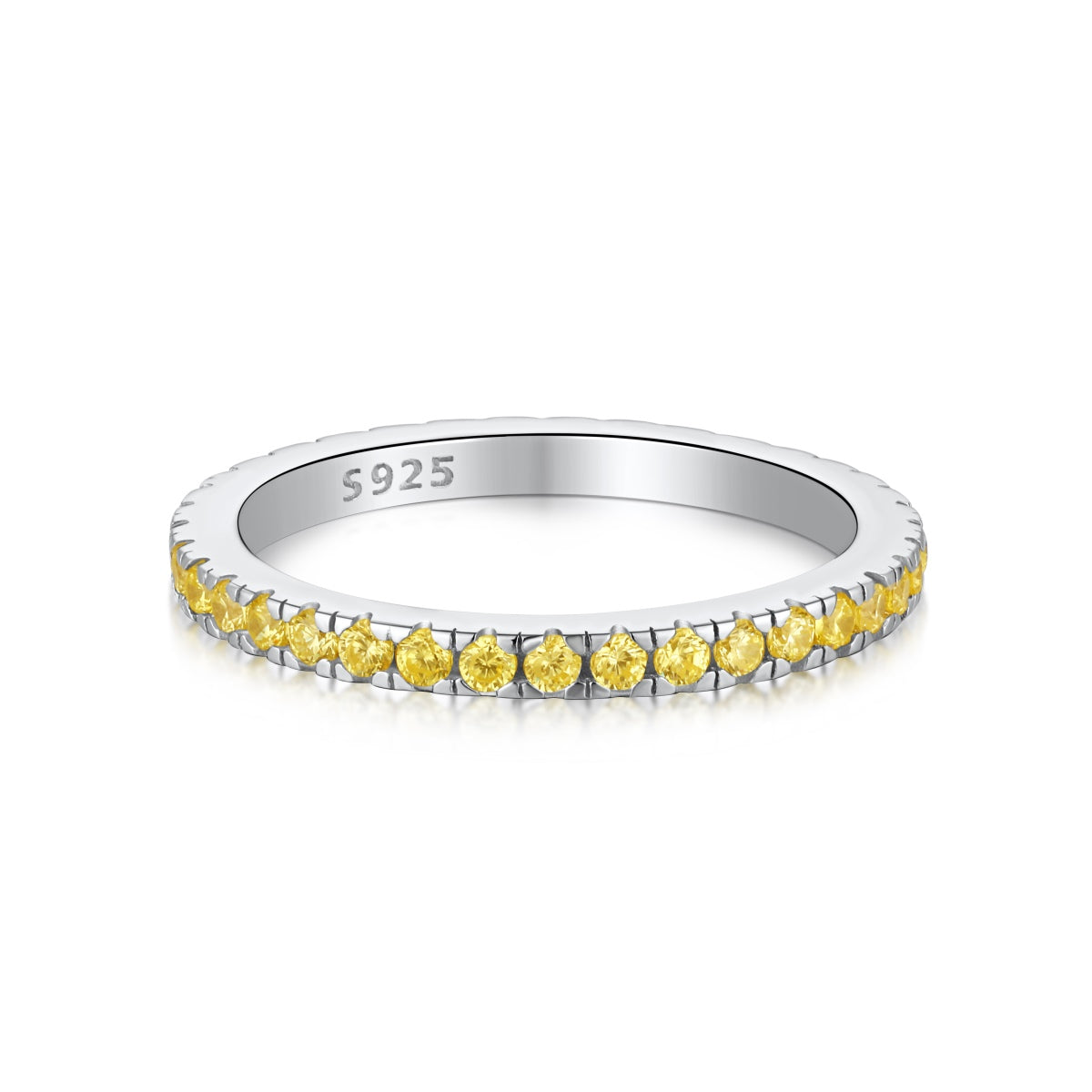 [Violet JW]Delicate Sparkling Round Cut Daily Ring