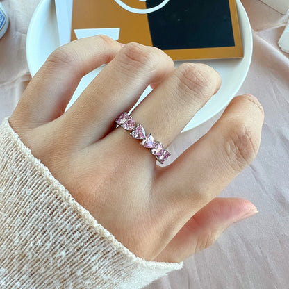 [Violet JW]0.25 Carat Radiant Romance Heart Cut Lover Ring