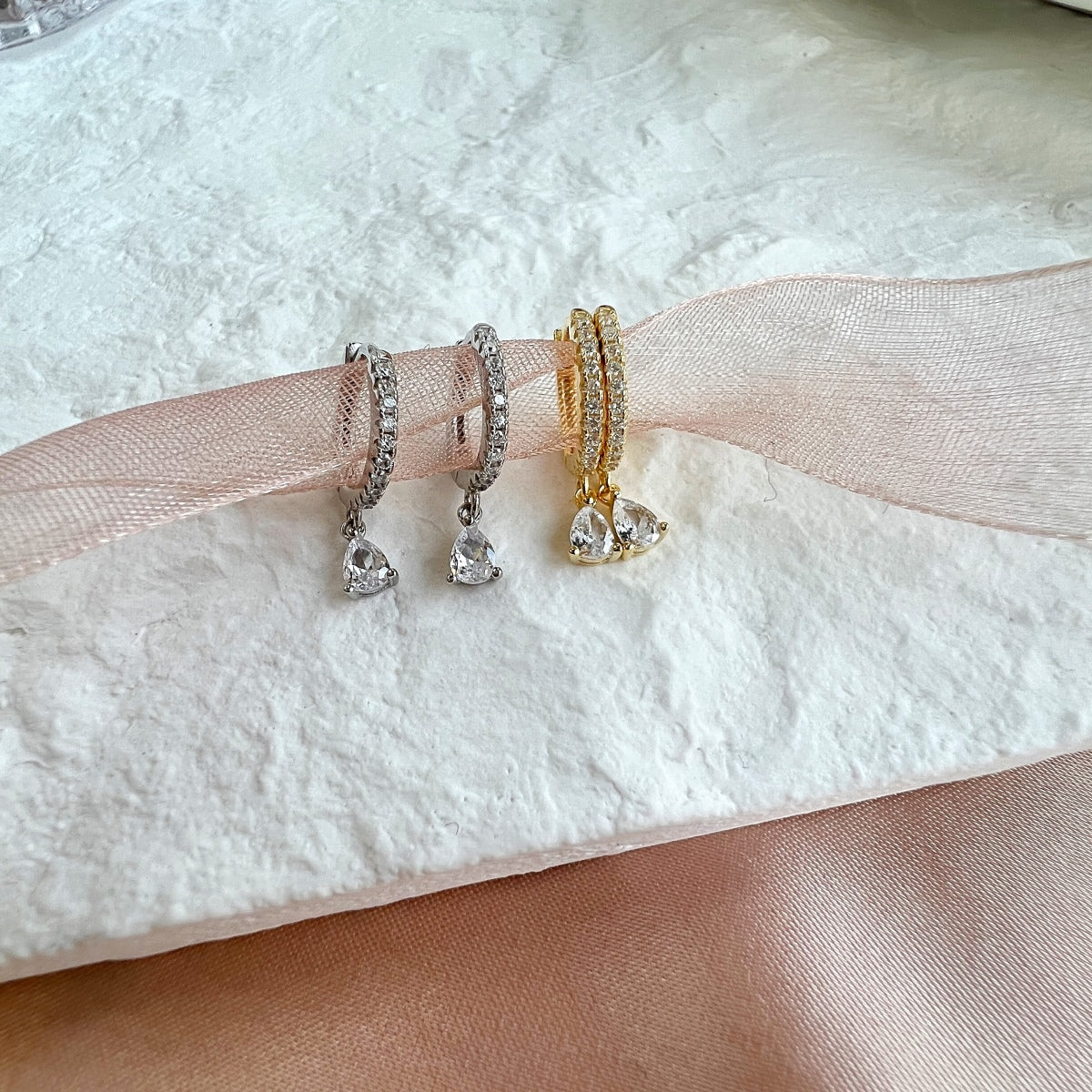 [Violet JW]Luxurious Geometric Drop Earrings