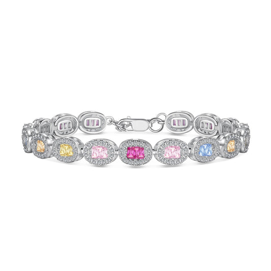 [Violet JW]Exquisite Ornate Emerald Cut Daily Bracelet