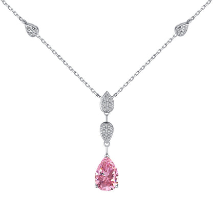 [Violet JW]Dazzling Pear Cut Necklace