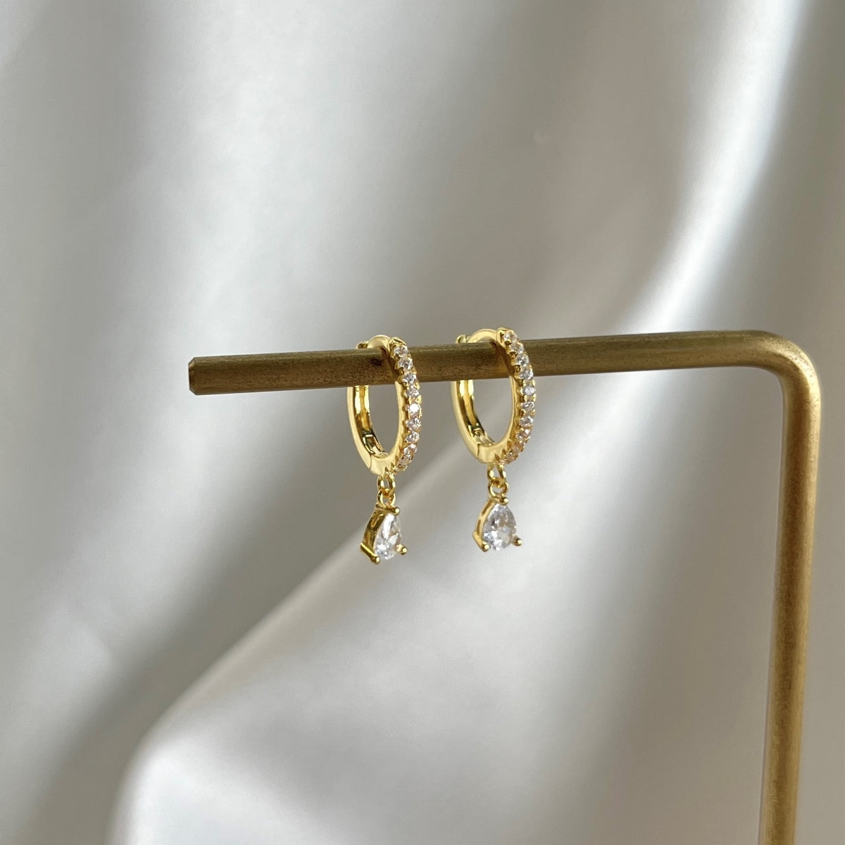 [Violet JW]Luxurious Geometric Drop Earrings
