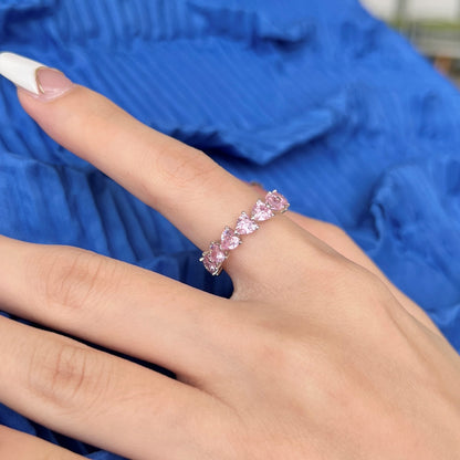 [Violet JW]0.25 Carat Radiant Romance Heart Cut Lover Ring