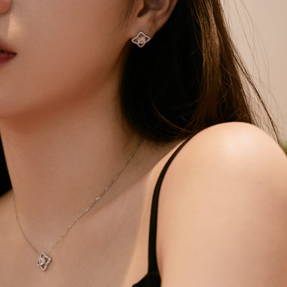 [Violet JW]Elegant Star Shape Princess Cut Daily Earrings