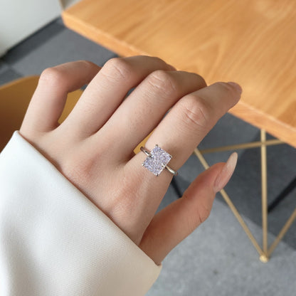 [Violet JW]4.0 Carat Ornate Enchanting Radiand Cut Banquet Ring