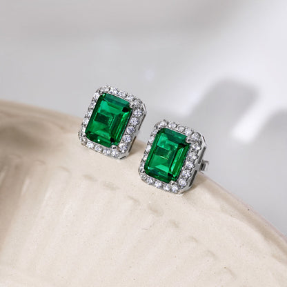 [Violet JW]Luxurious Dainty Emerald Cut Banquet Earrings