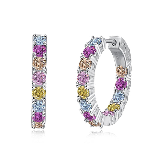 [Violet JW]Unique Round Cut Daily Earrings