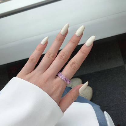 [Violet JW]Sparkling Full Heart Ring