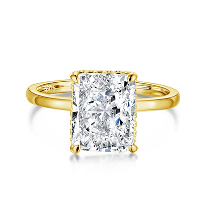 [Violet JW]4.0 Carat Ornate Enchanting Radiand Cut Banquet Ring