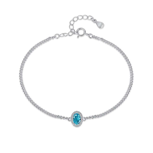[Violet JW]Exquisite Oval Shape Bracelet