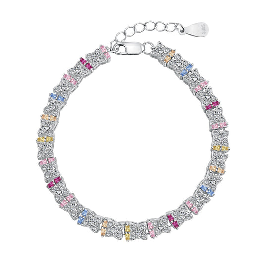 [Violet JW]Unique Colorful Flower Shape Daily Bracelet