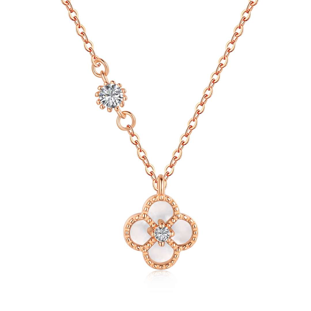 [Violet JW]Delicate Flower Shape Necklace