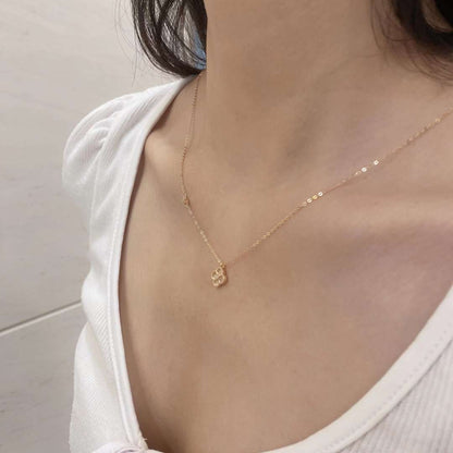 [Violet JW]Delicate Flower Shape Necklace