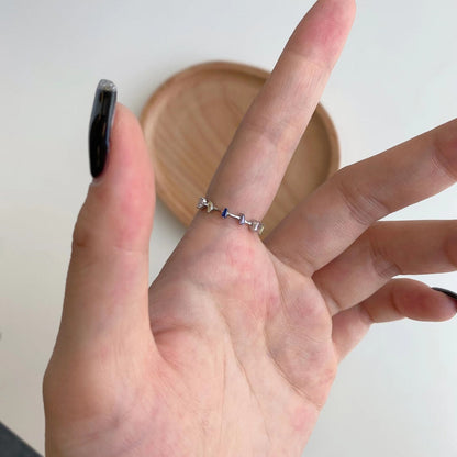 [Violet JW]Unique Trapezoid Cut Daily Ring