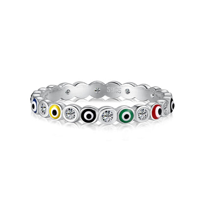 [Violet JW]Sparkling Vibrant Round Shape Daily Ring