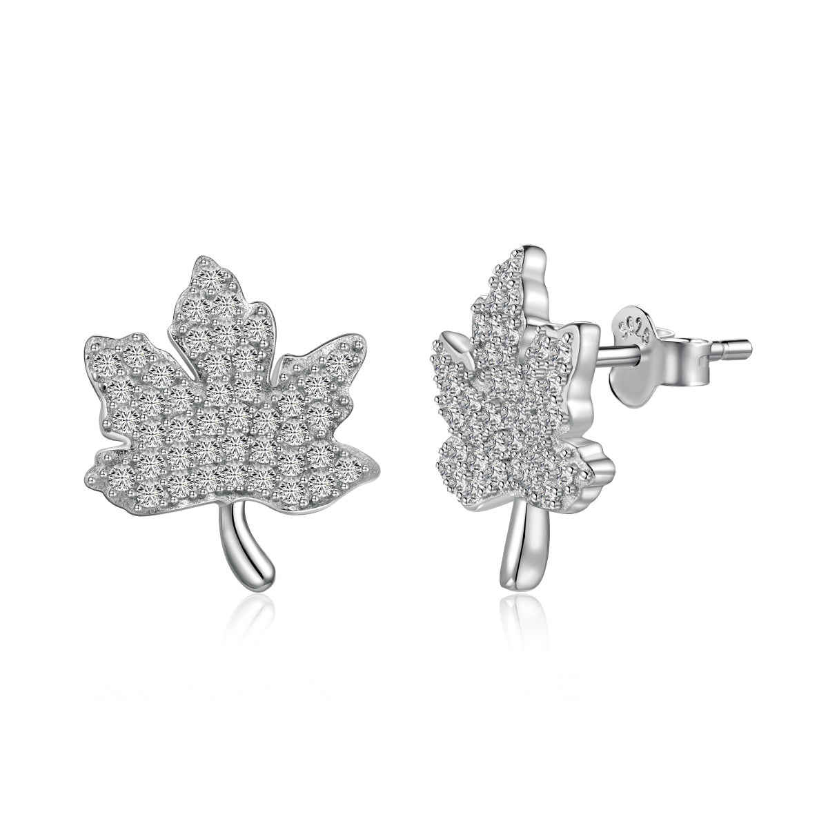 [Violet JW]Exquisite Maple Leaf Design Earrings