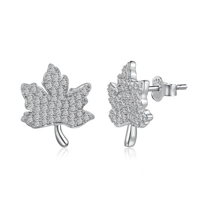 [Violet JW]Exquisite Maple Leaf Design Earrings
