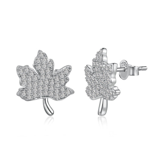 [Violet JW]Exquisite Maple Leaf Design Earrings