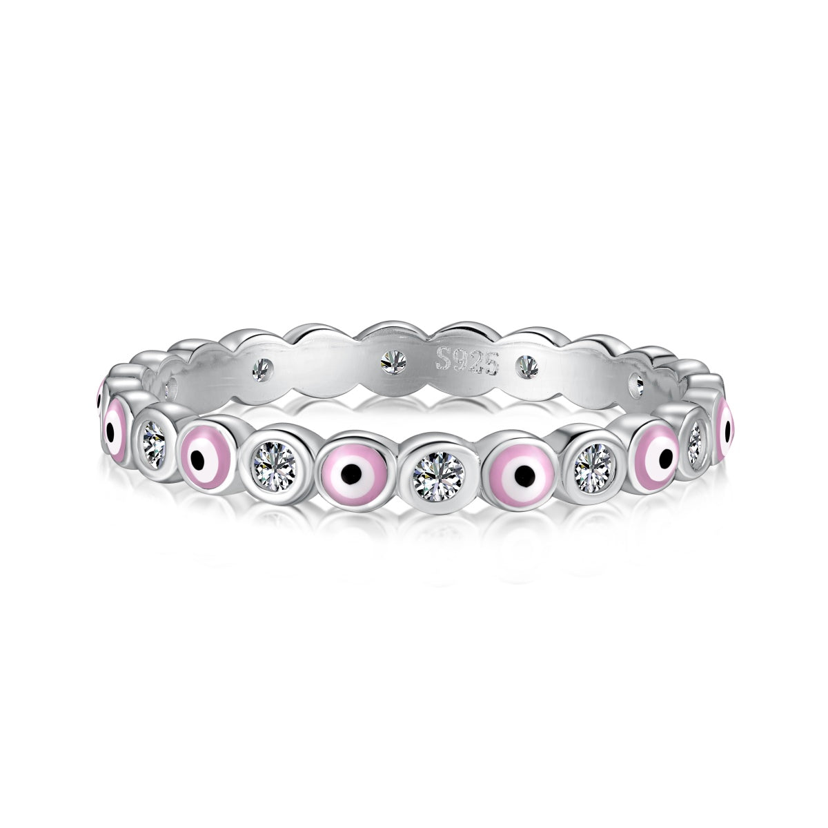 [Violet JW]Sparkling Vibrant Round Shape Daily Ring