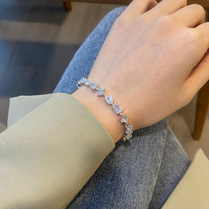 [Violet JW]Unique Exquisite Multi Cut Daily Bracelet