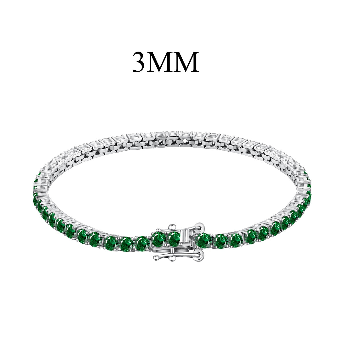 [Violet JW]Radiant Colorful Round Cut Party Bracelet